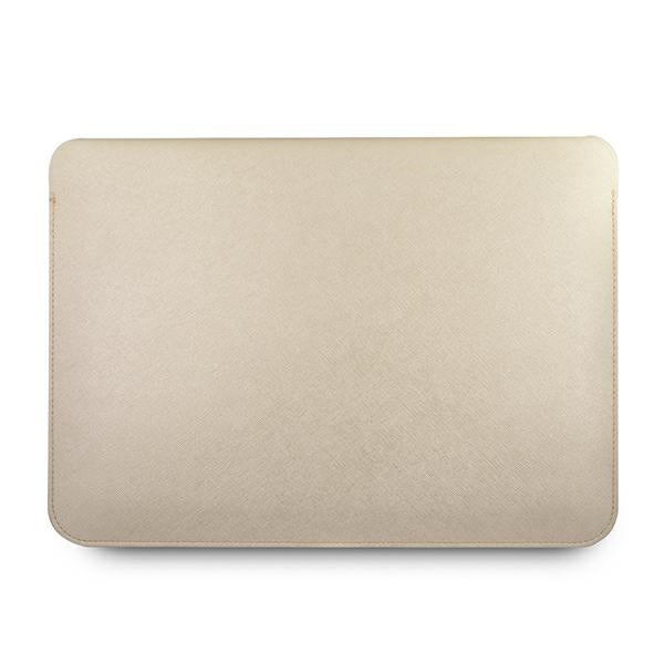 Guess Saffiano Script dėklas 13" nešiojamajam kompiuteriui - aukso spalvos -- Laptop Bags