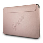Guess Saffiano Script dėklas 13" nešiojamajam kompiuteriui - rožinis -- Laptop Bags