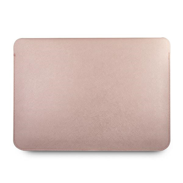 Guess Saffiano Script dėklas 13" nešiojamajam kompiuteriui - rožinis -- Laptop Bags
