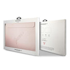 Guess Saffiano Script dėklas 13" nešiojamajam kompiuteriui - rožinis -- Laptop Bags