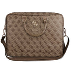 Guess 4G Big Logo krepšys 16" nešiojamajam kompiuteriui - rudas -- Laptop Bags