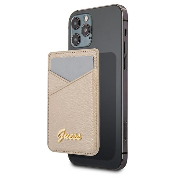 Guess MagSafe kortelių dėklas (piniginė) – auksinis -- Cell phone cases and covers
