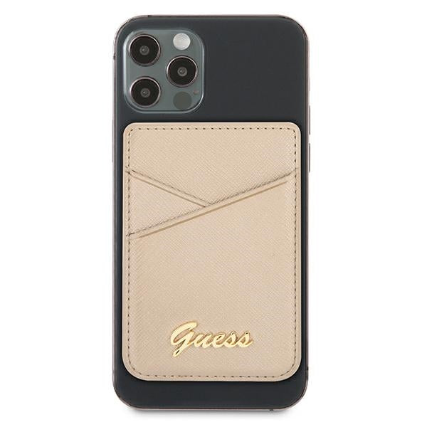 Guess MagSafe kortelių dėklas (piniginė) – auksinis -- Cell phone cases and covers