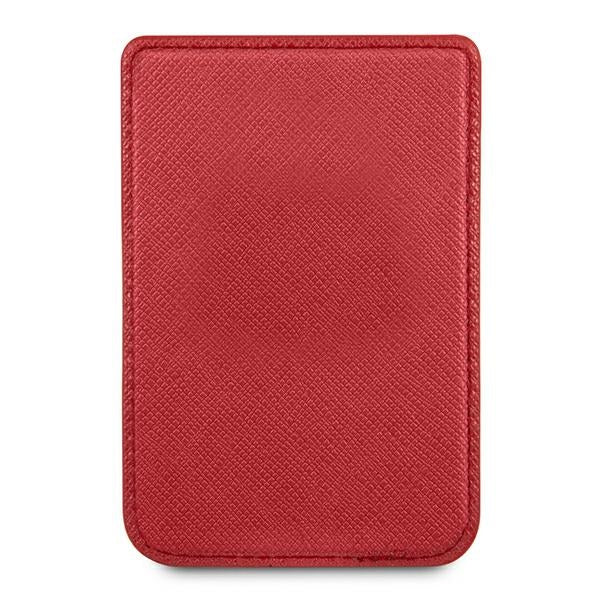 Guess MagSafe kortelių dėklas Saffiano – raudonas -- Cell phone cases and covers