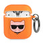 Karl Lagerfeld „Choupette“ dėklas AirPods 1/2 – oranžinis -- AirPods 1