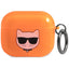 Karl Lagerfeld AirPods 3 dėklas Choupette – oranžinis