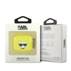 Karl Lagerfeld Choupette dėklas AirPods 3 – geltonas