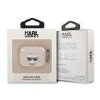 Karl Lagerfeld blizgus AirPods 3 dėklas – auksinis