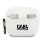 Karl Lagerfeld silikoninis Choupette dėklas AirPods 3 – baltas