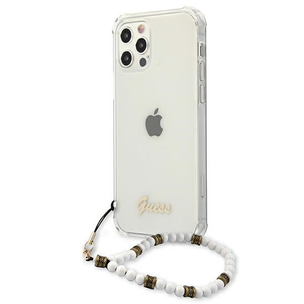 Guess skaidrus kietas dėklas iPhone 12 Pro Max – Pearl -- iPhone 12 Pro Max