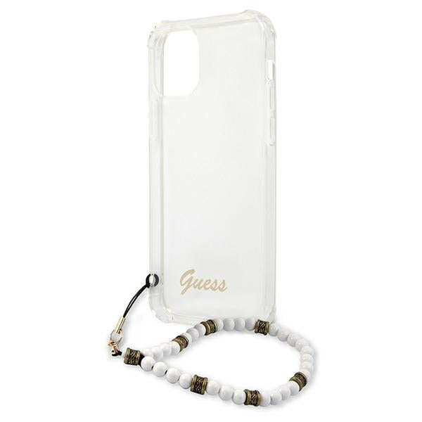 Guess skaidrus kietas dėklas iPhone 12 Pro Max – Pearl -- iPhone 12 Pro Max