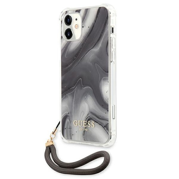 Guess Marble dėklas iPhone 12 mini – pilkas -- iPhone 12 Mini