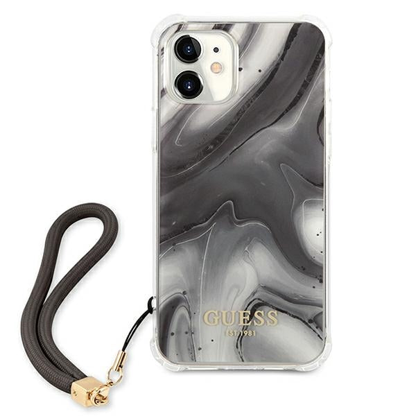 Guess Marble dėklas iPhone 12 mini – pilkas -- iPhone 12 Mini