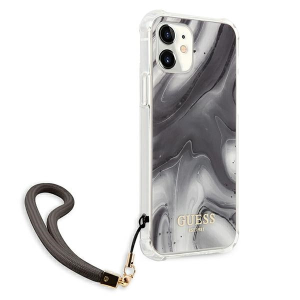 Guess Marble dėklas iPhone 12 mini – pilkas -- iPhone 12 Mini