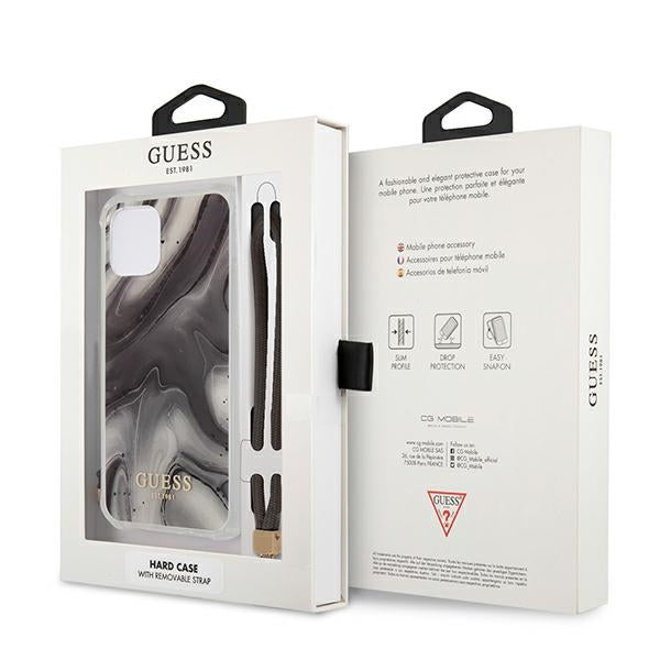 Guess Marble dėklas iPhone 12 mini – pilkas -- iPhone 12 Mini