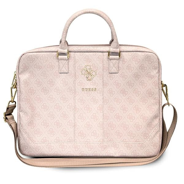 Guess 4G Big Logo krepšys 16'' nešiojamajam kompiuteriui - rožinis -- Laptop Bags