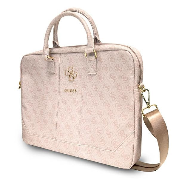 Guess 4G Big Logo krepšys 16'' nešiojamajam kompiuteriui - rožinis -- Laptop Bags