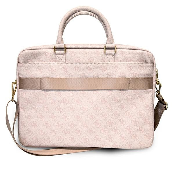 Guess 4G Big Logo krepšys 16'' nešiojamajam kompiuteriui - rožinis -- Laptop Bags