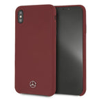 Mercedes silikoninis dėklas iPhone Xs Max – raudonas -- iPhone XS Max
