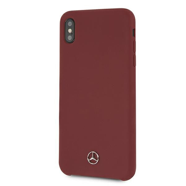 Mercedes silikoninis dėklas iPhone Xs Max – raudonas -- iPhone XS Max