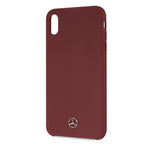 Mercedes silikoninis dėklas iPhone Xs Max – raudonas -- iPhone XS Max