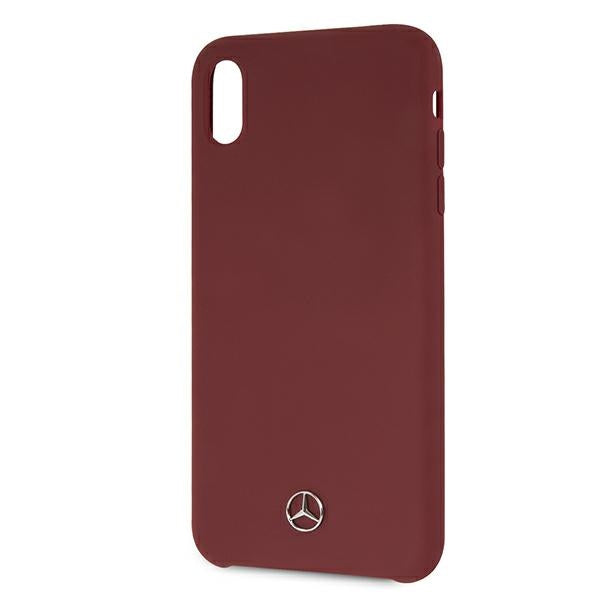 Mercedes silikoninis dėklas iPhone Xs Max – raudonas -- iPhone XS Max