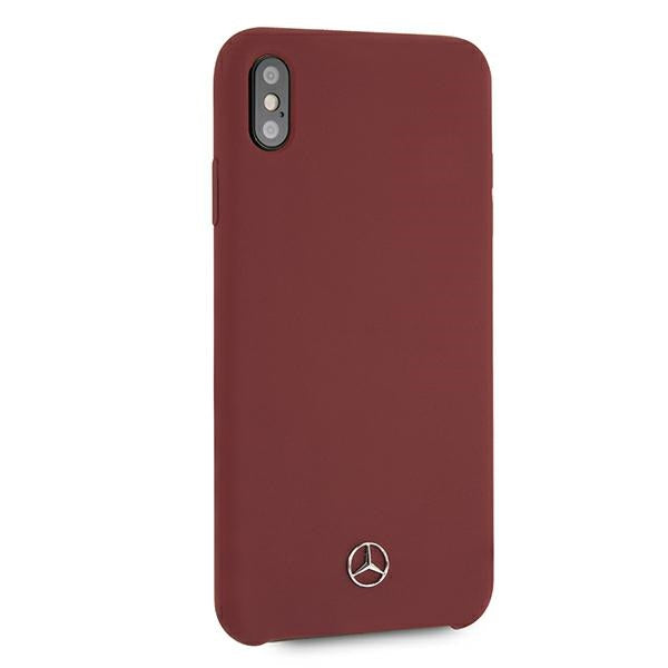 Mercedes silikoninis dėklas iPhone Xs Max – raudonas -- iPhone XS Max