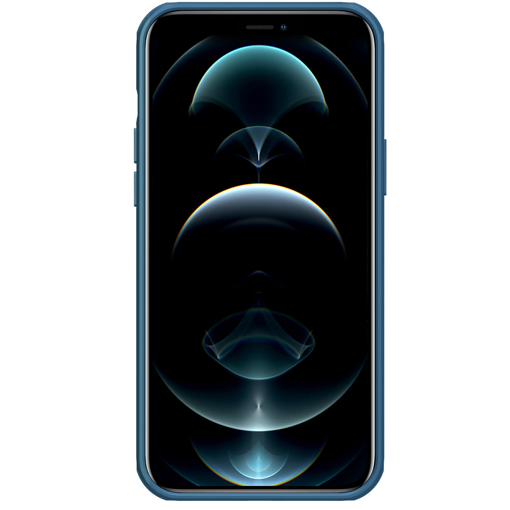 Nillkin Super Frosted Shield dėklas iPhone 13 Pro Max – mėlynas