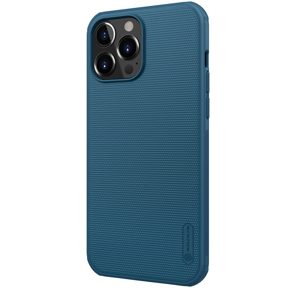 Nillkin Super Frosted Shield dėklas iPhone 13 Pro Max – mėlynas
