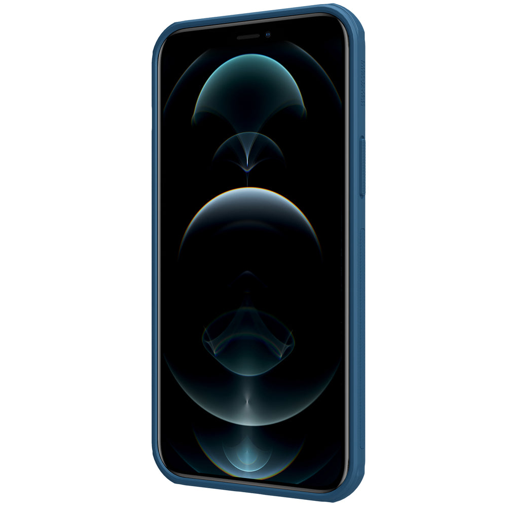 Nillkin Super Frosted Shield dėklas iPhone 13 Pro Max – mėlynas