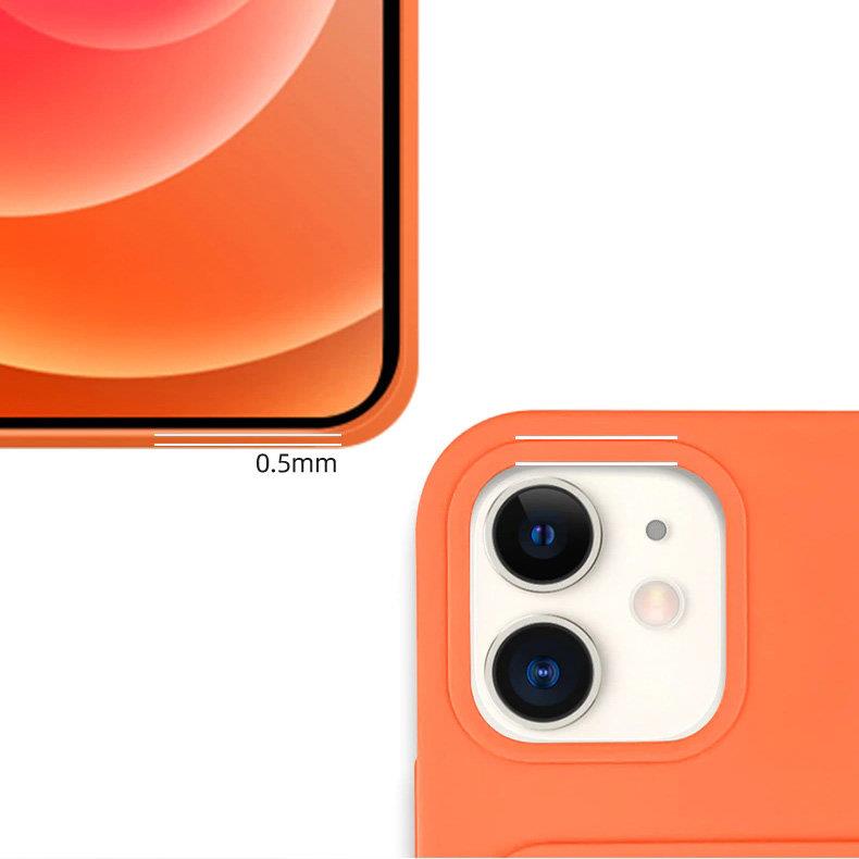 Silikoninis dėklas su kortelės kišene Redmi Note 10 5G / Poco M3 Pro – raudonas -- Xiaomi Poco M3 Pro