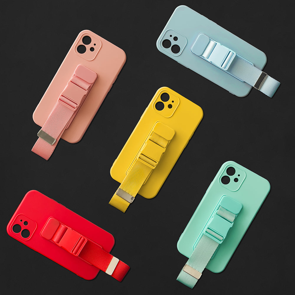 Silikoninis dėklas su virvele iPhone 11 Pro Max – mėlynas -- iPhone 11 Pro Max
