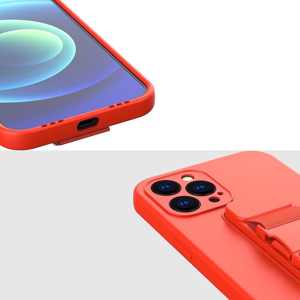TPU dėklas su virvele Xiaomi Redmi Note 10/10S – juodas -- Xiaomi Redmi Note 10