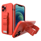 Dėklas su virvele Xiaomi Redmi Note 10/10S – raudonas -- Xiaomi Redmi Note 10
