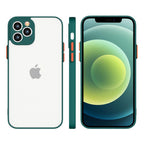Silikoninis matinis dėklas Xiaomi Redmi 9T – tamsiai žalias -- Xiaomi Redmi 9T