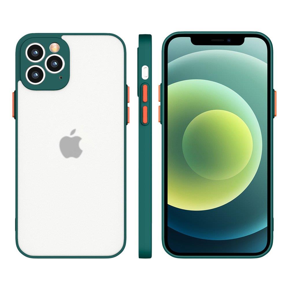 Silikoninis matinis dėklas Xiaomi Redmi 9T – tamsiai žalias -- Xiaomi Redmi 9T