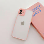 Milky Case silikoninis skaidrus dėklas Galaxy A72 – rožinis -- Samsung Galaxy A72