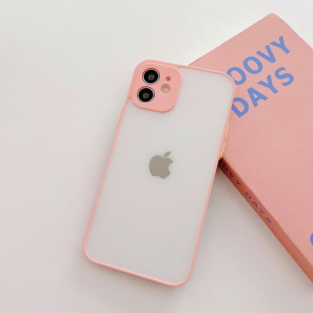 Milky Case silikoninis skaidrus dėklas Galaxy A72 – rožinis -- Samsung Galaxy A72