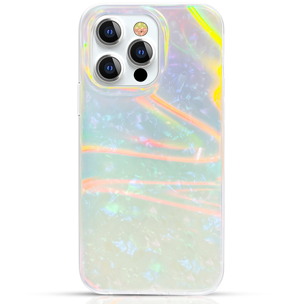 Kingxbar Shell dėklas iPhone 13 Pro – perlų mėtų