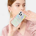 Kingxbar Shell dėklas iPhone 13 Pro – perlų mėtų