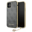 Guess 4G Charms dėklas iPhone 11 / XR – pilkas -- iPhone 11
