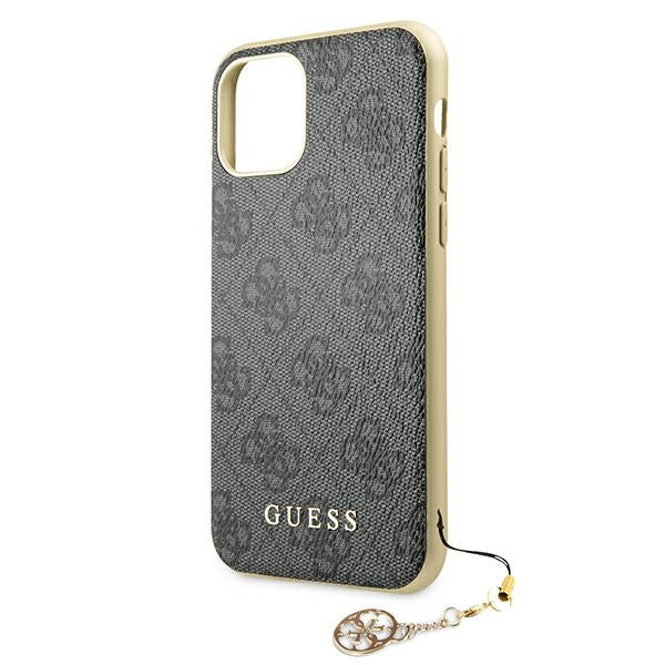 Guess 4G Charms dėklas iPhone 11 / XR – pilkas -- iPhone 11