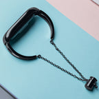 Metalinė apyrankė Xiaomi Mi Band 3 / 4 / 5 / 6 - juoda -- Xiaomi Mi Band 3/4/5/6