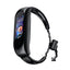Metalinė apyrankė Xiaomi Mi Band 3 / 4 / 5 / 6 - juoda -- Xiaomi Mi Band 3/4/5/6