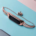 Metalinė apyrankė Xiaomi Mi Band 3 / 4 / 5 / 6 - rožinė -- Xiaomi Mi Band 3/4/5/6