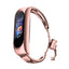 Metalinė apyrankė Xiaomi Mi Band 3 / 4 / 5 / 6 - rožinė -- Xiaomi Mi Band 3/4/5/6