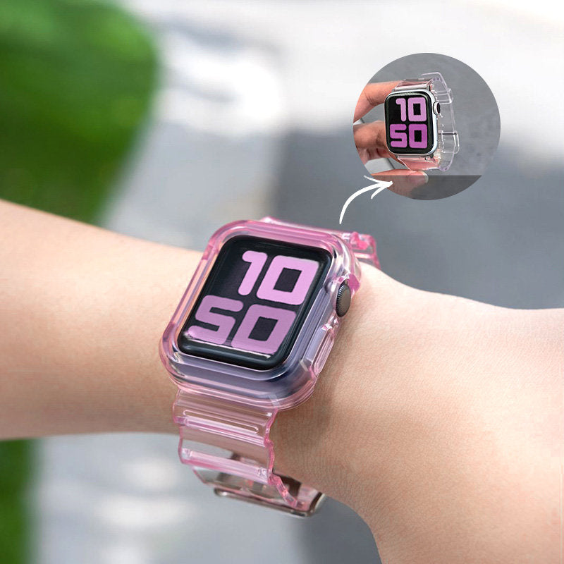 Silikoninis dirželis Strap Light Set, skirtas Apple Watch 38mm - mėlynas -- Apple Watch