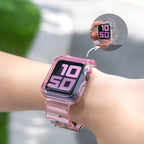 Silikoninis dirželis Strap Light Set, skirtas Apple Watch 38mm - geltonas -- Apple Watch
