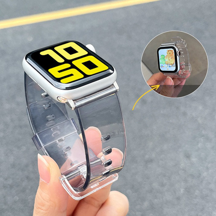 Silikoninė dirželio apyrankė Strap Light, skirta Apple Watch 42 / 44 mm - Mėlyna -- Apple Watch