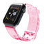 Silikoninė dirželio apyrankė Strap Light, skirta Apple Watch 42 / 44 mm - Raudona -- Apple Watch
